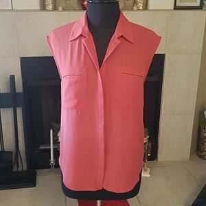 *SOLD**Orange Button Down Shirt